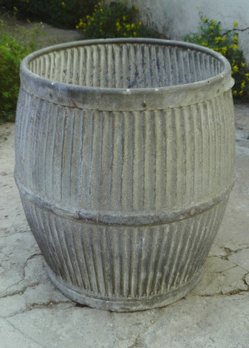 Vintage galvanised 1930s - galvanised,
