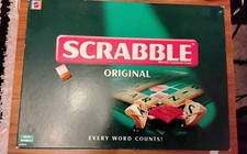 Mattel Scrabble Original Complete Board Game - 51263 Vintage 