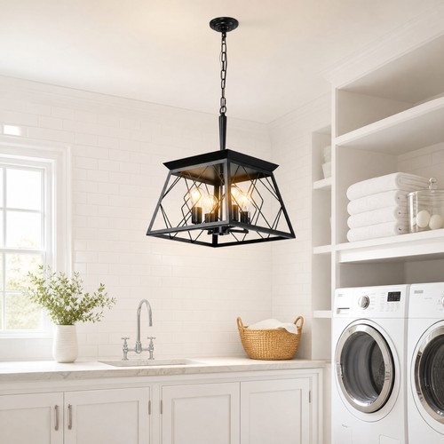 Pendant 4 light - pendant, farmhouse