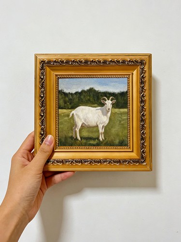 Goat custom original oil - goat,