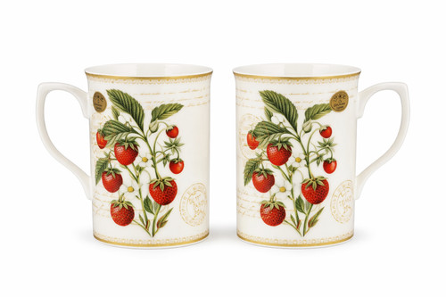 Strawberry pattern mugs - strawberry,