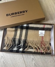 Burberry Cashmere Scarf Honey