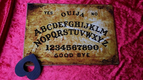 Wooden ouija board game old - board,