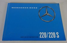 User Manual Mercedes-Benz 220