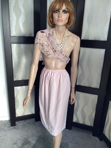 Vintage baby pink slip - vintage,
