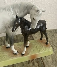 Beswick Dapple Grey Mare And Foal Model 1811 In Perfect Condition.