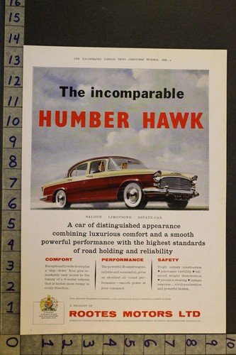 1958 humber hawk rootes motors - 1958,