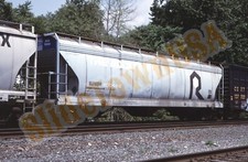 Vtg 2002 Train Slide RUSX 800466 The Rock Railroad Hopper X2N097