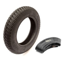 Tyre & Bent Valve Inner Tube
