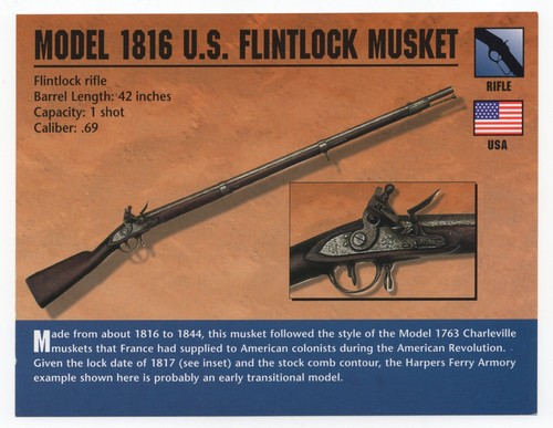 Model 1816 flintlock - 1816,
