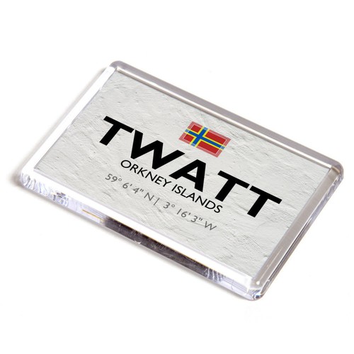 Fridge magnet twatt - magnet, twatt,