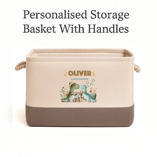 Dinosaur toy storage basket - dinosaur,