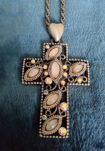 Voodoo hoodoo cross necklace - cross,