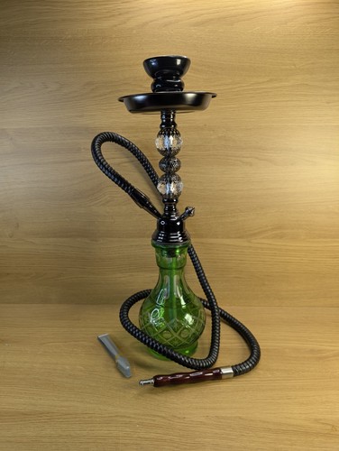 Green glass mosaic shisha - green,
