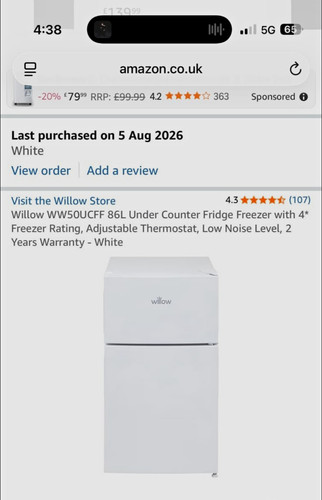 Willow ww50ucff 86l - willow,