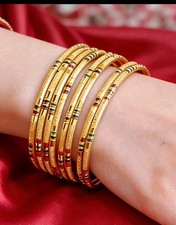 22k gold plated Indian bangles