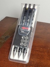 Rotring Tikky Mechanical Pencils Set Of 3 0.35mm 0.5mm 0.7mm NEW