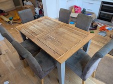 Solid Oak Extendable Dining