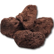 Aquarium Rock Stone Lava Fish Tank Natural Decoration  LAVA RED 5 - 20 cm