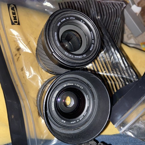Vintage sigma lenses joblot - sigma,