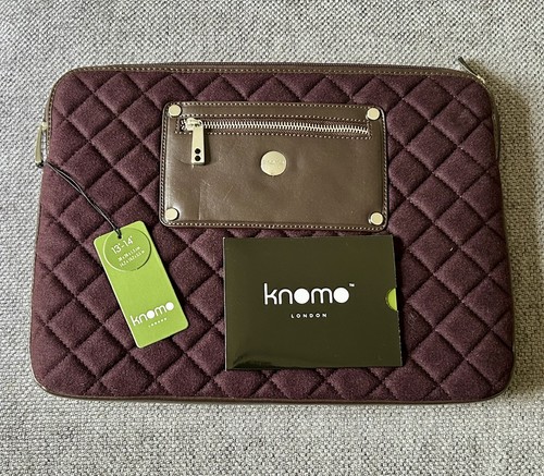 Knomo purple quilted laptop - knomo,