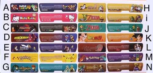 Replacement sticker nintendo - replacement,
