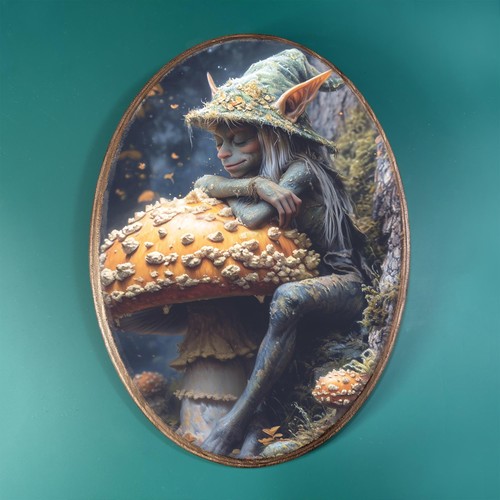 Woodland elf mushroom - elf,