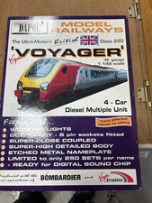 DAPOL ND063B N GAUGE 4 CAR CLASS 220 DMU  VIRGIN THAMES VOYAGER 220007 -  BOXED