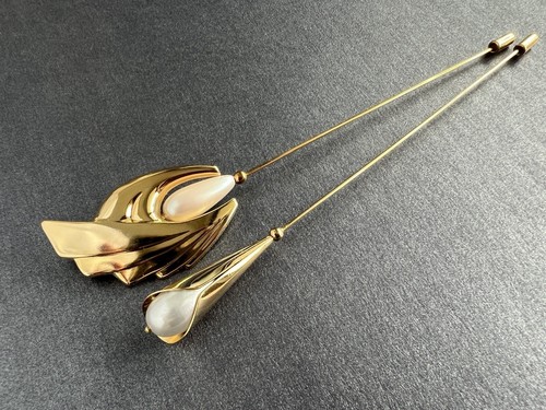 Long vintage 1980s 22ct gold - vintage,