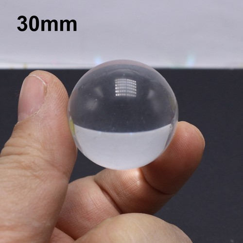 Clear crystal ball glass - glass, lens