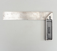 Vintage Rare J.Rabone & Sons No 1908 Steel Try Square 10'' Carpenters Measuring