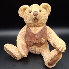 Sherratt & Simpson Teddies 1997. Bear Wearing Waistcoat Brown 56916