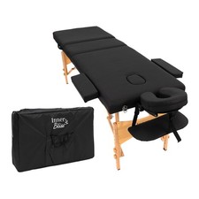 Inner Bliss Portable Massage Table - 3 Sections Wooden