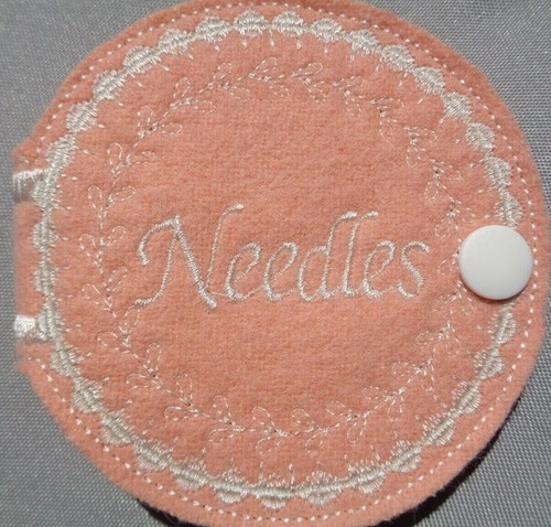 Handmade machine embroidered