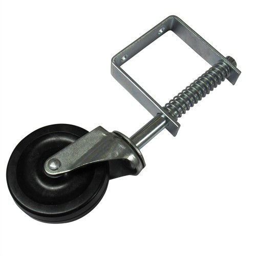 Spring loaded gate - wheel, 4"
