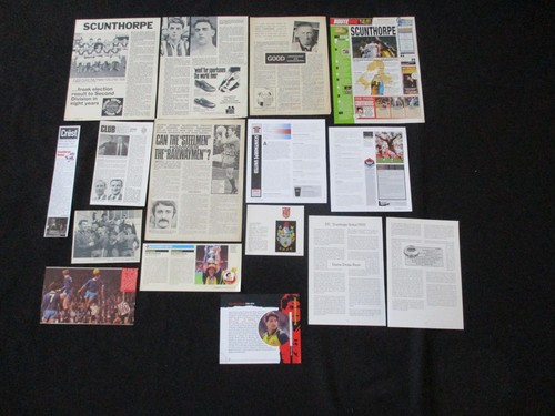 Scunthorpe united bundle of - :,