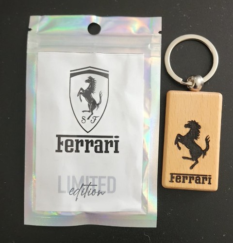 Wooden laser engraved keyring - laser,