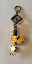 Vintage De Lisle Palmer military navy reflecting clinometer instrument tool