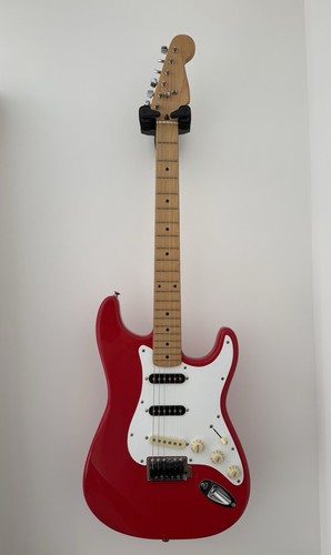 1994 vintage korean red fender - vintage,