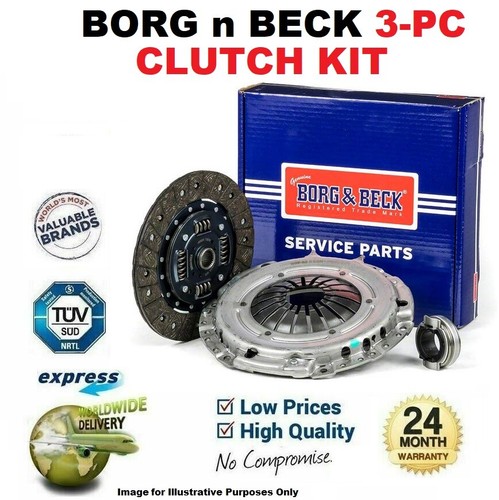 Borg beck 3pc clutch kit - 3pc,