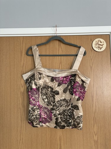 Michel ambers silk floral cami - silk,