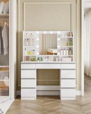 Dressing Table With Led Mirror