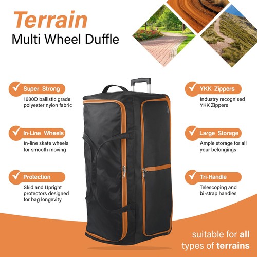 Wheeled duffle bag all sizes - wheeled,