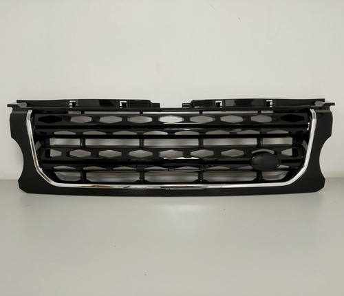 Black chrome front grille for - front,