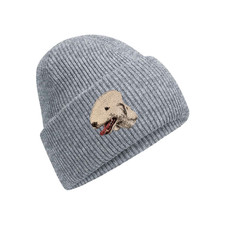 BEDLINGTON TERRIER EMBROIDERED BEANIE 13 COLOURS RECYCLED POLYESTER  GIFT BOX