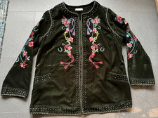 Monsoon ladies green velvet