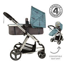 Cosatto Giggle Mix Reversible Pram & Pushchair Travel System - Fjord Lightweight