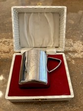 Vintage (1965) Falstaff Silver Plated Christening Cup