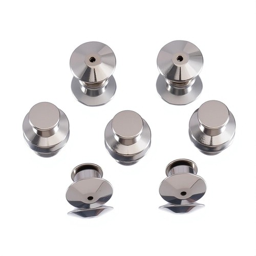 10pcs locking pin backs metal - 10pcs,