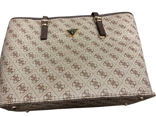 Guess logo pattern tote bag - guess,